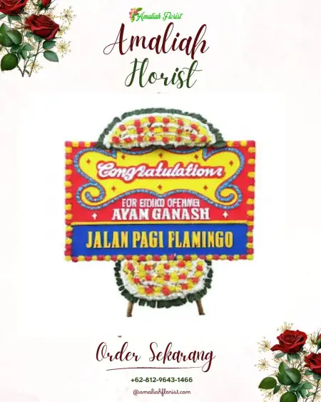 Sewa Papan Bunga Malo